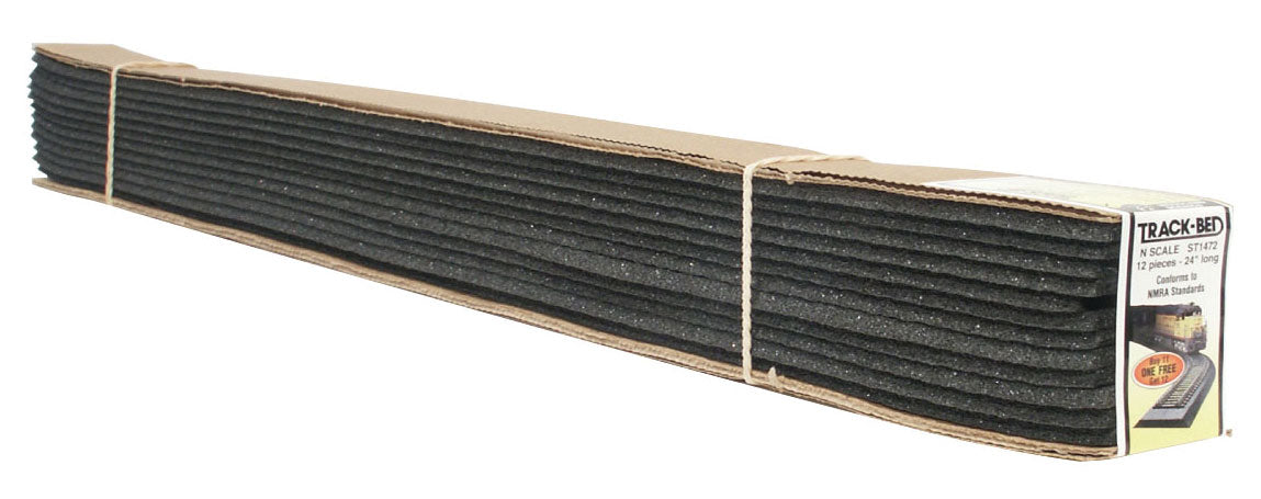 Track-Bed Roadbed Material -- Standard Track Profile pkg(12)