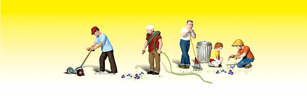 Scenic Accents(R) Figures -- Lawn Workers