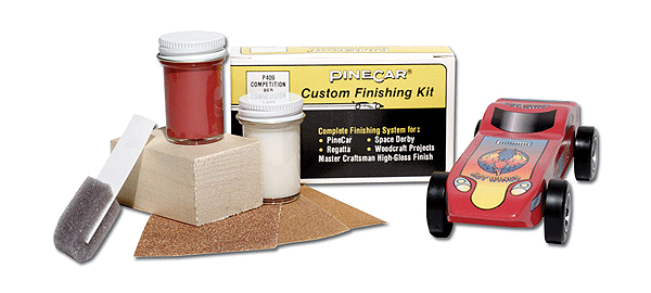PineCar(R) Custom Finishing Kits -- Competiton Red