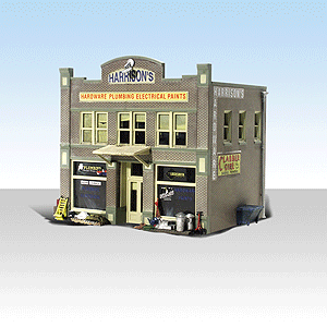 Harrison's Hardware - Built & Ready(R) Landmark Structures(R) -- Assembled - 2-1/2 x 1-31/32" 6.4 x 5cm-1