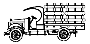 Kleiber Open-Cab Truck -- Stake Bed
