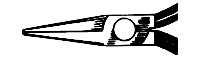Pliers -- Flat Nose, 4-1/2"