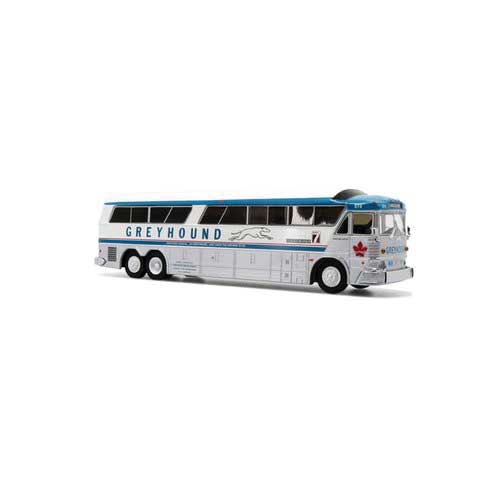 5-Bus Set - Assembled -- Greyhound Canada Tribute (5 Different Schemes)-4