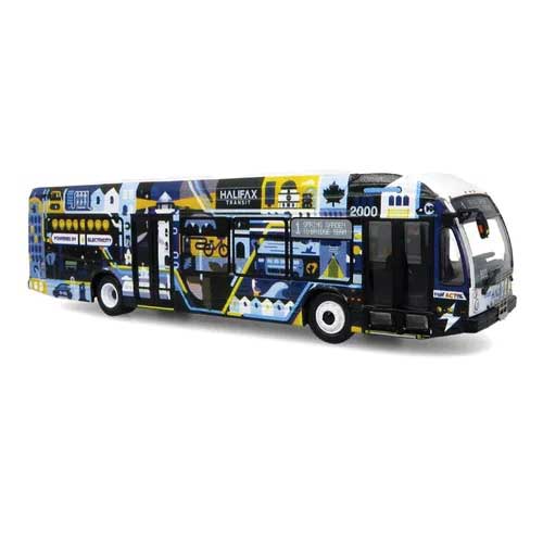 Nova Bus LFSe Electric Transit Bus - Assembled -- Halifax Tranist (Multicolor Scheme)