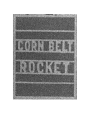 Lighted Drumhead Kit - Chicago, Rock Island & Pacific -- Corn Belt Rocket (Lightweight Rectangle)