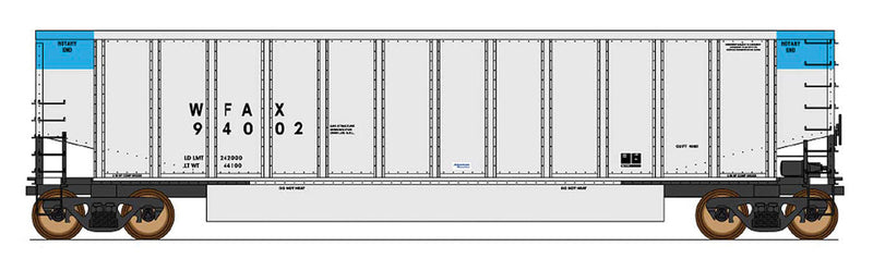 14-Panel Coalporter(R) Coal Gondola - Ready to Run - Value Line -- Western Fuels WFAX (silver, blue)