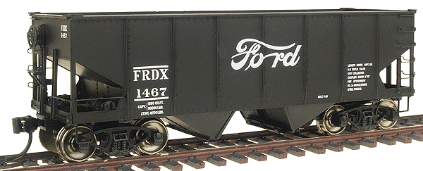 Assembled Tichy Train Group USRA 2-Bay Rib Side Open Hopper -- Ford