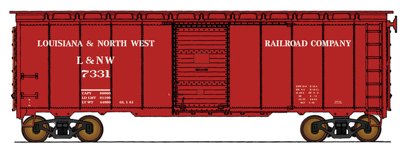 1937 AAR 40' Box L&NW