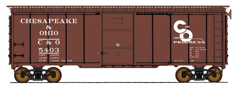 1937 AAR 40' Box C&O