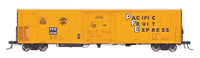 R-70-20 Mechanical Reefer w/Hydra-Cushion Underframe & Early Roof - Ready to R -- Pacific Fruit Express (orange, black, white, black Reporting Mark Field)