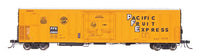 R-70-20 Mechanical Reefer w/Keystone Underframe & Late Roof - Ready to Run -- Pacific Fruit Express (orange, black, white, black Reporting Mark Field)