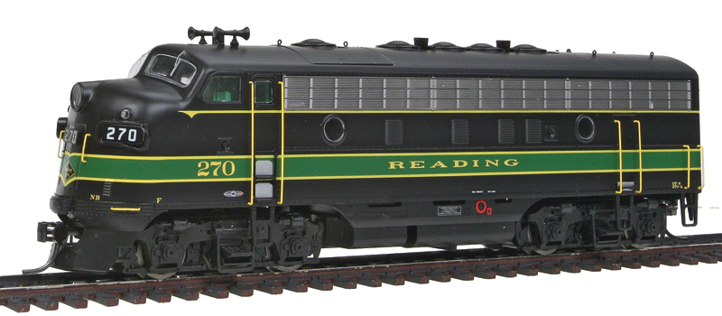 EMD F7A - Standard DC -- Reading-1