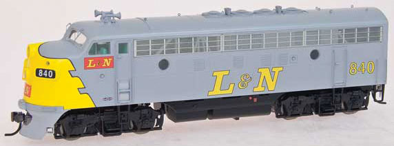 EMD F7A - Standard DC -- Louisville & Nashville (gray)