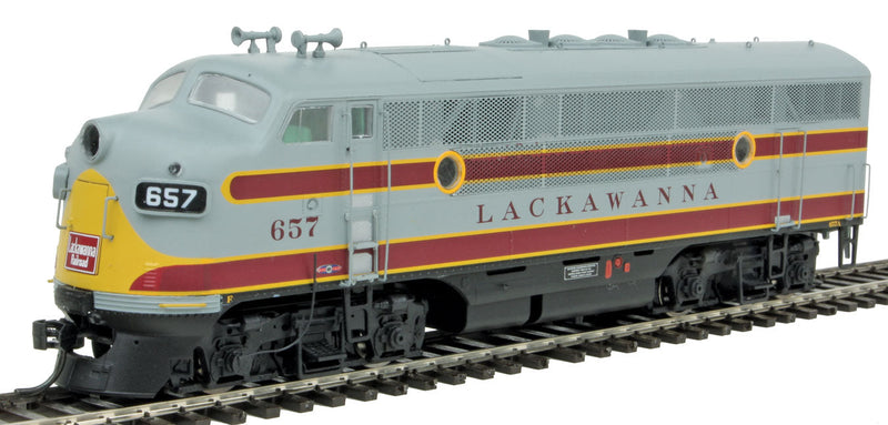 EMD F3A w/LokSound & DCC -- Delaware, Lackawanna & Western (Freight Scheme, gray, maroon, yellow)
