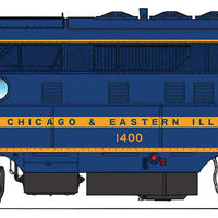 EMD F3A w/DCC -- Chicago & Eastern Illinois (blue, orange)