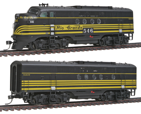 EMD FTA-B Set w/DCC -- Rio Grande-1