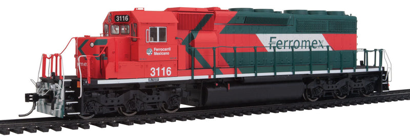 EMD SD40-2 w/DCC -- Ferromex (orange, green)