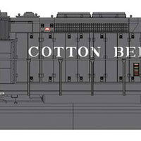 EMD SD40T-2 Tunnel Motor Snoot w/DCC -- Cotton Belt SSW (gray, red)