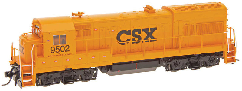 GE U18B w/DCC -- CSX (MOW orange, black)