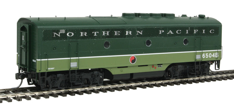 EMD F3B w/LokSound & DCC -- Northern Pacific (Loewy 2-Tone Green, Main Street Slogan)