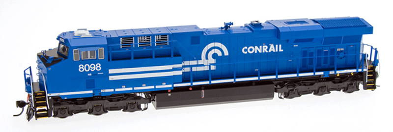 GE ES44AC w/LokSound & DCC -- Norfolk Southern #8098 (Heritage Scheme, Conrail, blue, white)