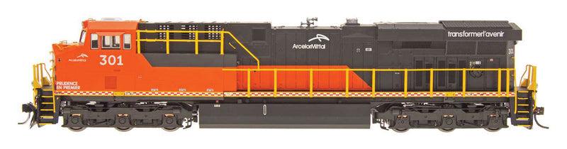 GE ES44AC w/DCC -- ArcelorMittal (black, red)