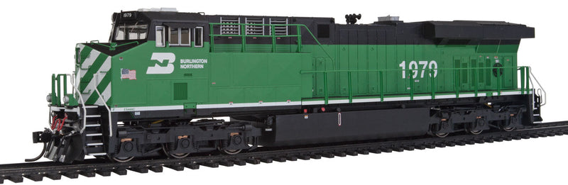 GE ES44AC w/LokSound & DCC - Famous Image Collector Series -- Burlington Northern (green, black, white)