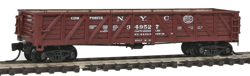 USRA Composite Drop Bottom Gondola - Ready to Run -- New York Central