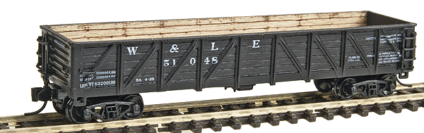 USRA Composite Drop Bottom Gondola - Ready to Run -- Wheeling & Lake Erie