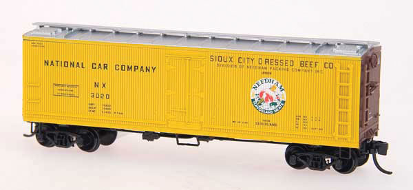 Fruit Growers Express Wood Refrigerator Car - Ready to Run -- Sioux City Dressed Beef