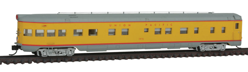 2-1-1 Observation-Buffet-Lounge - Ready to Run -- Union Pacific (Armour Yellow, gray)