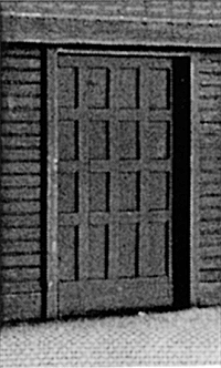 16 Panel Freight Door -- Chicago & North Western