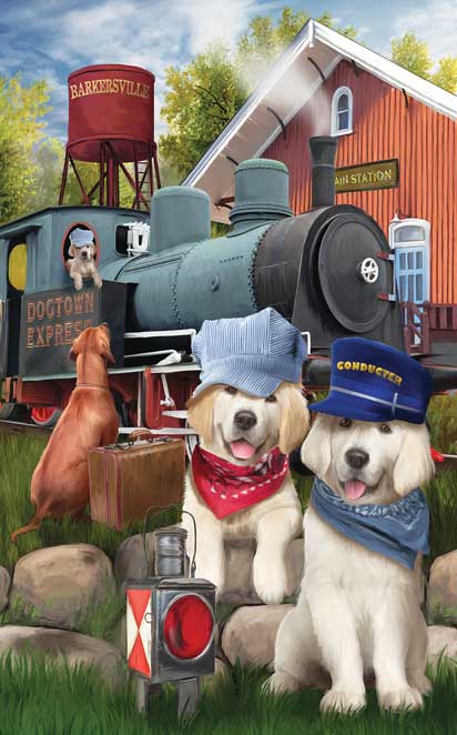 Puzzle -- Dogtown Express (300 Pieces)