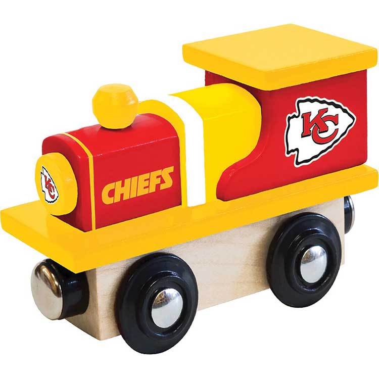 Sports Team Wooden Locomotive -- Kansas City Chiefs
