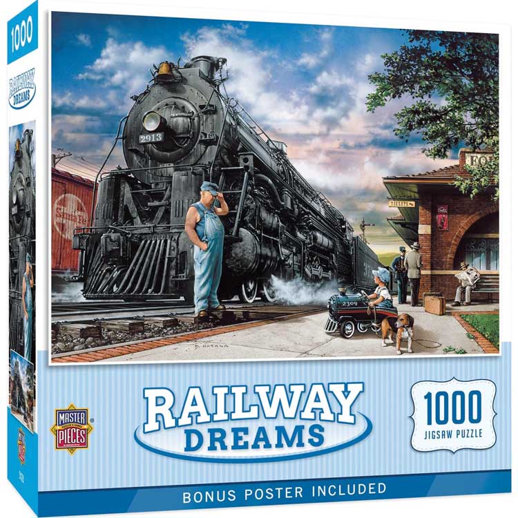 Railway Dreams Puzzle -- 1000 Pieces-1