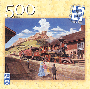 Puzzle -- Wild West Train - 500 Pieces