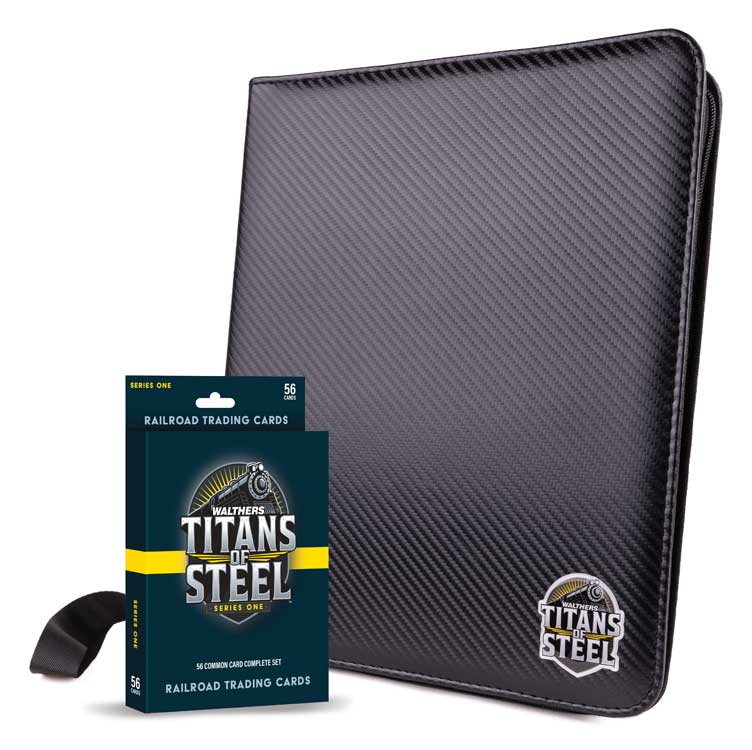 Titans of Steel Series One 56-Card Complete Set with Card Binder-1