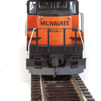EMD GP9 Phase II with Chopped Nose - Standard DC -- Milwaukee Raod #974 (orange, black; Large Milwaukee Name, GP20 Nameplate)