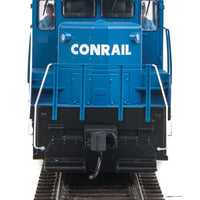 EMD GP9 Phase II with Chopped Nose - Standard DC -- Conrail #7562 (blue, white)