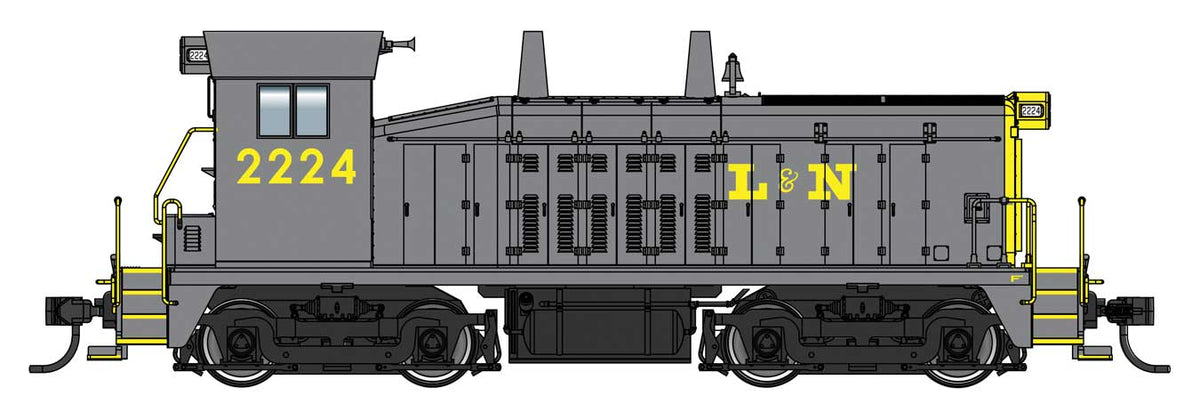 EMD SW7 Phase II - Standard DC -- Louisville & Nashville #2224