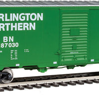 40' Association of American Railroads (AAR) Modernized 1948 Boxcar -- Burlington Northern #187030 (Cascade Green, white; Large Name, Logo)