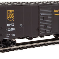 40' Association of American Railroads (AAR) Modernized 1948 Boxcar -- United Parcel Service(R) UPSX #102020 (brown, gold; Bow Tie Logo)