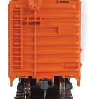 40' Association of American Railroads AAR Modernized 1948 Boxcar - Ready to Ru -- Illinois Central #400555 (orange, black; Large Split Rail Logo)