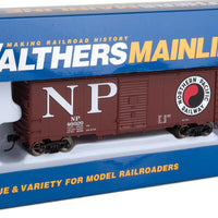 40' Association of American Railroads AAR Modernized 1948 Boxcar - Ready to Ru -- Northern Pacific #46020 (Boxcar Red, red, black; Billboard NP, Monad Logos)