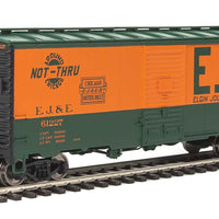 40' Association of American Railroads 1944 Boxcar - Ready to Run -- Elgin, Joliet & Eastern #61227 (orange, green)