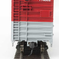 40' Association of American Railroads 1944 Boxcar - Ready to Run -- New York Central #174002 (red, gray; "Pacemaker Freight Service" Slogan)