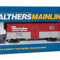 40' Association of American Railroads 1944 Boxcar - Ready to Run -- New York Central #174002 (red, gray; "Pacemaker Freight Service" Slogan)