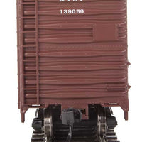 40' Association of American Railroads 1944 Boxcar - Ready to Run -- Santa Fe #139056 (Super Chief)