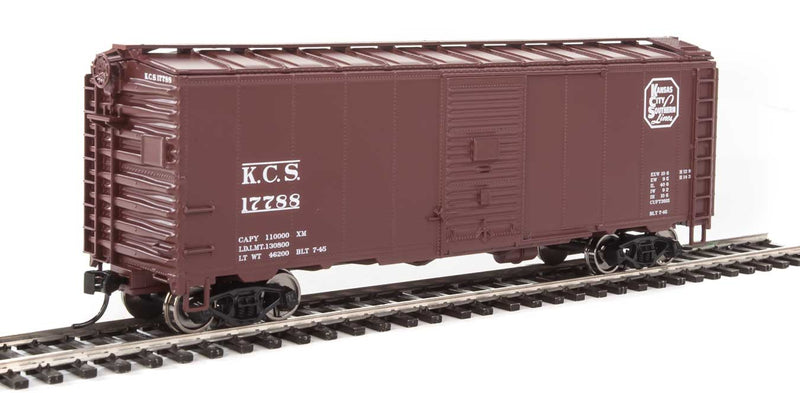 40' Association of American Railroads 1944 Boxcar - Ready to Run -- Kansas City Southern #17788-1