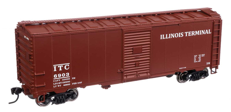 40' Association of American Railroads 1944 Boxcar - Ready to Run -- Illinois Terminal #6903-1